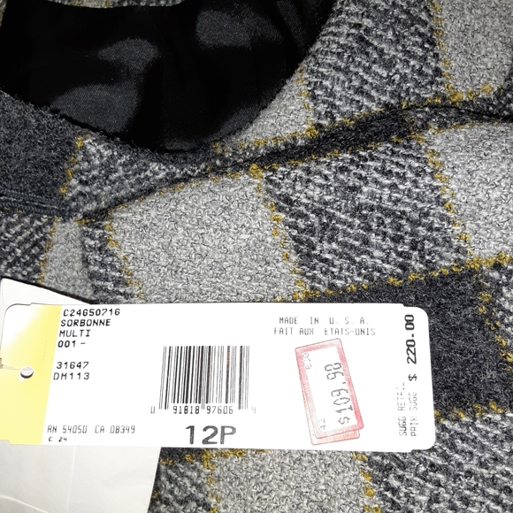 Jones New York Wool Blend Jacket size 12p - Picture 4 of 4